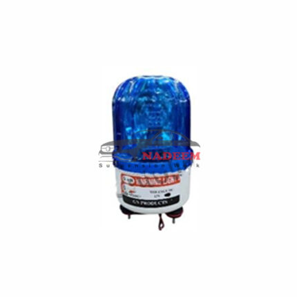 GN-210 5.7” Warning Light Revolving LED (12V–24V) – Red / Blue / Amber